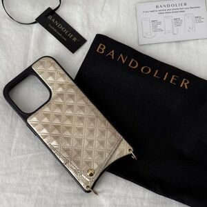 Bandolier Sheila Cream/Gold 14 Plus iPhone Case